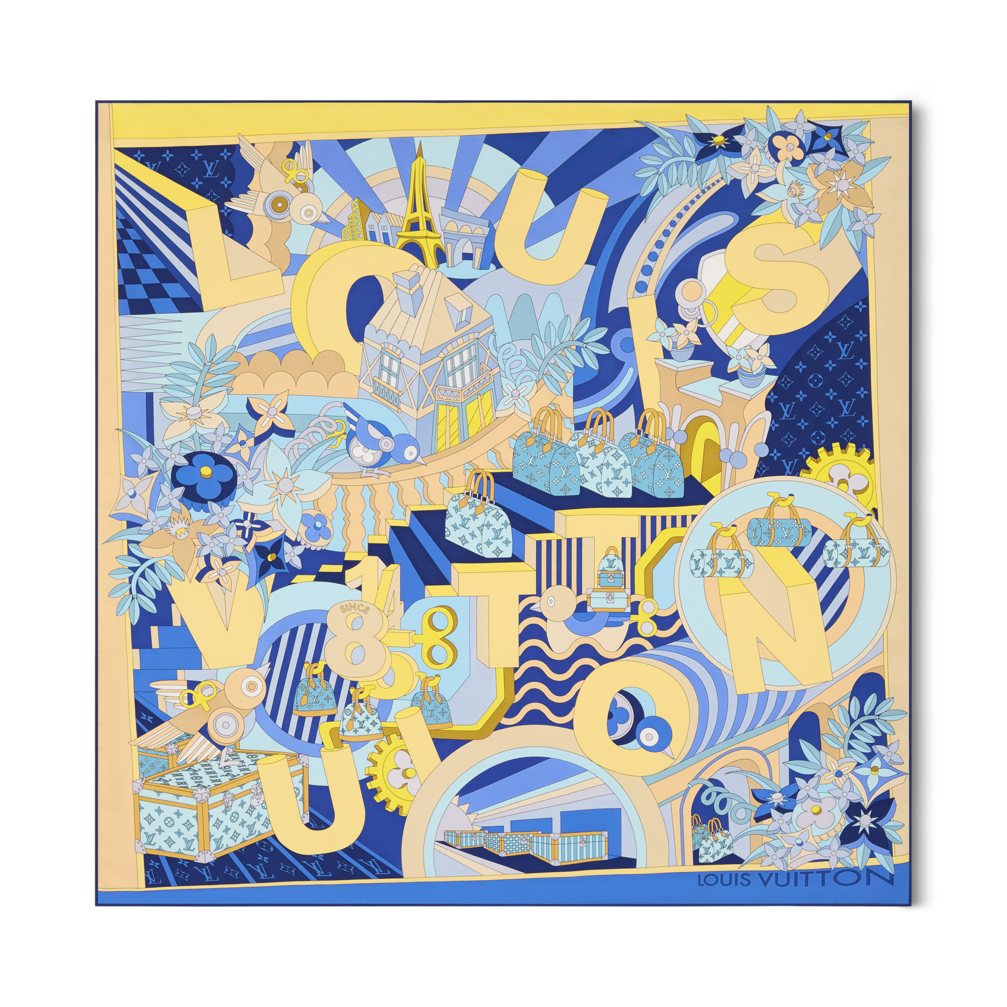 LV Wonderland Square 90 S00 - Women - Accessories | LOUIS VUITTON ®